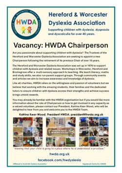 Vacancy: Chairperson