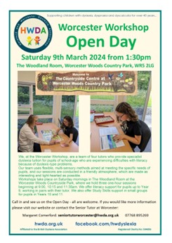 Worcester Workshop Open Day: Saturday 9th March 2024