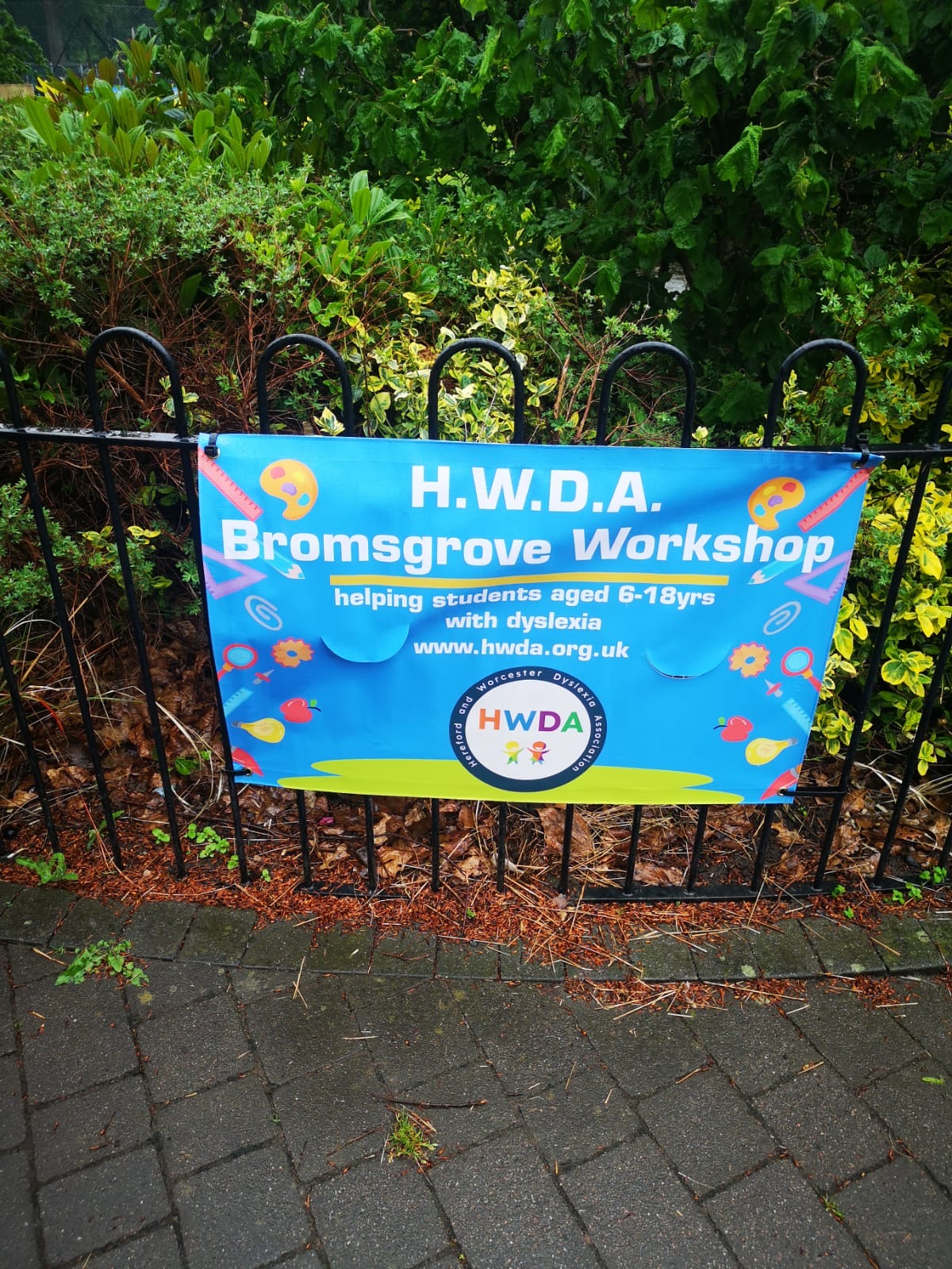 Bromsgrove Workshop New Signage - Hereford & Worcester Dyslexia Association