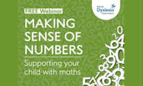 BDA Free Webinar for Dyscalculia Day: Making Sense of Numbers