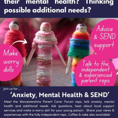 Worcestershire Parent Carer Forum (WPCF) Brilliant Free Events Throughout November: Activities, Advice and Support